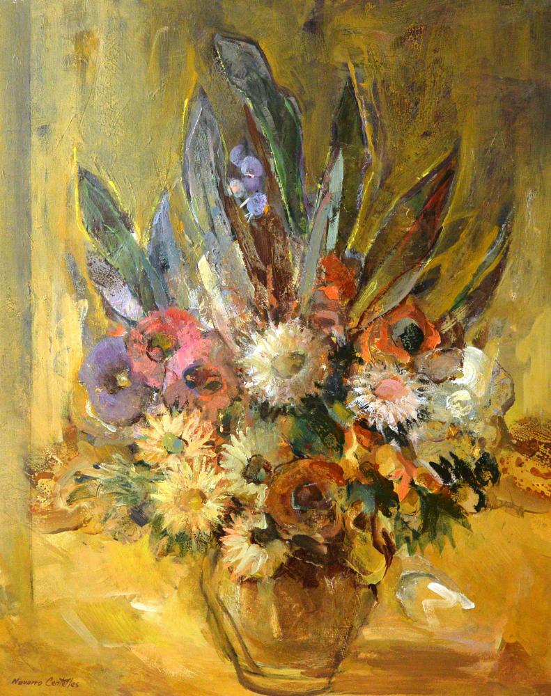 21.Jarrón con flores (93x72)-1980